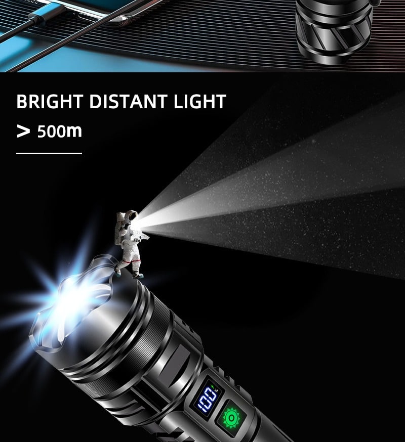 Strong light flashlight 3