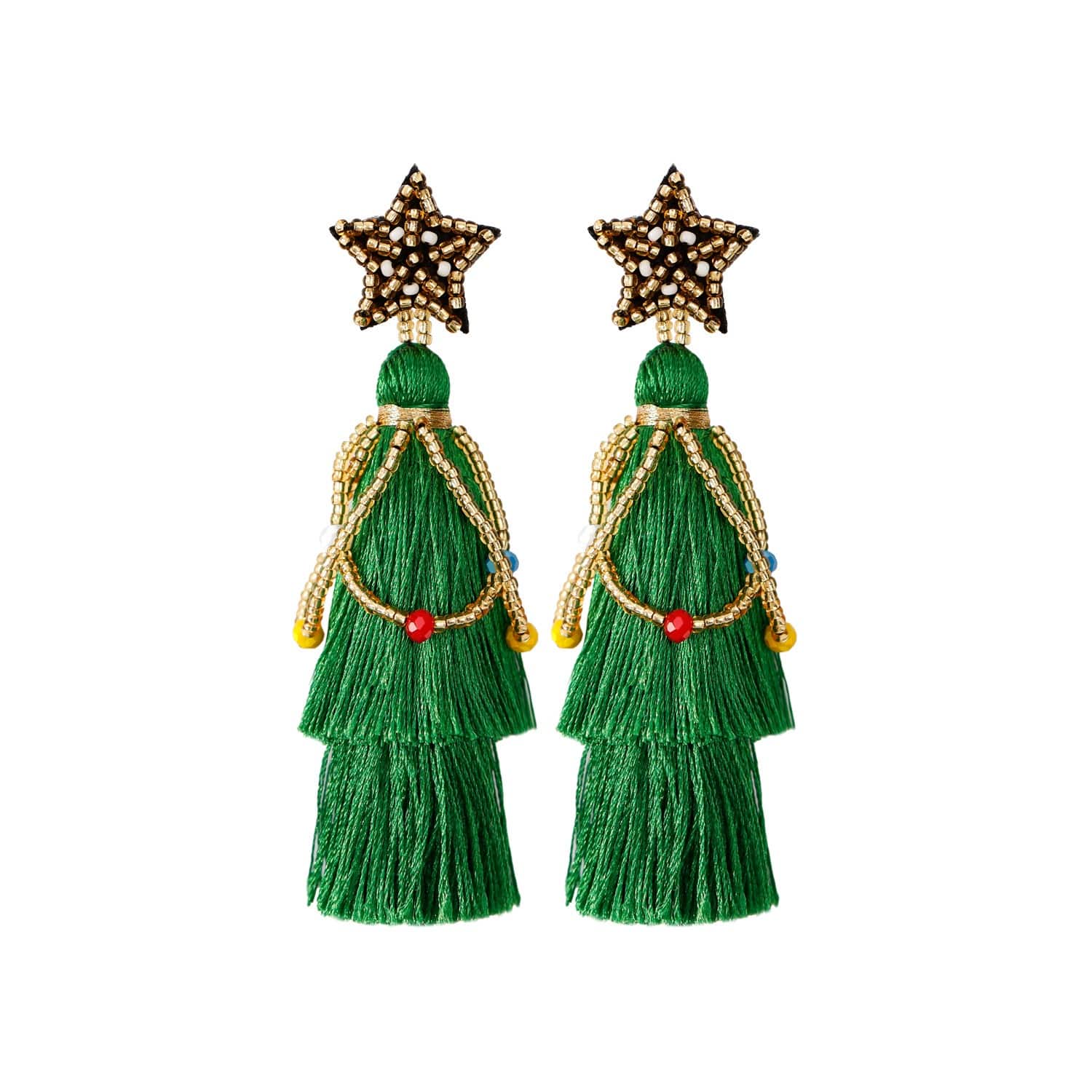 Christmas tree earrings 6