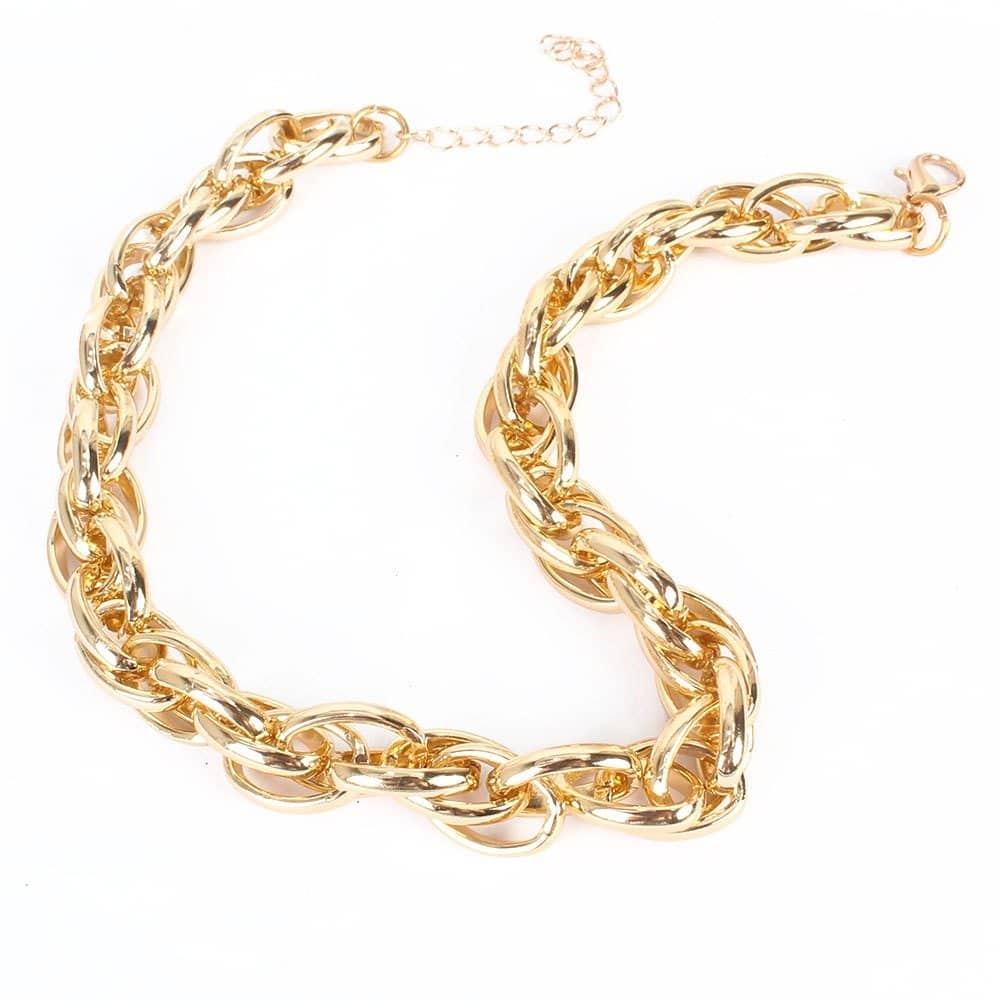 Gold necklace 9