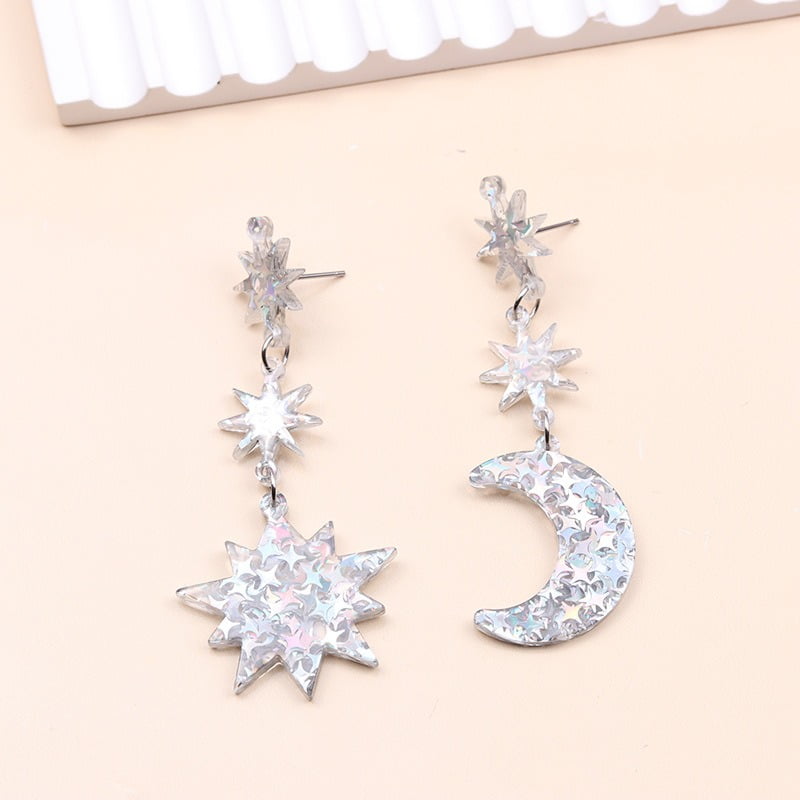 Sun moon earrings 3 1