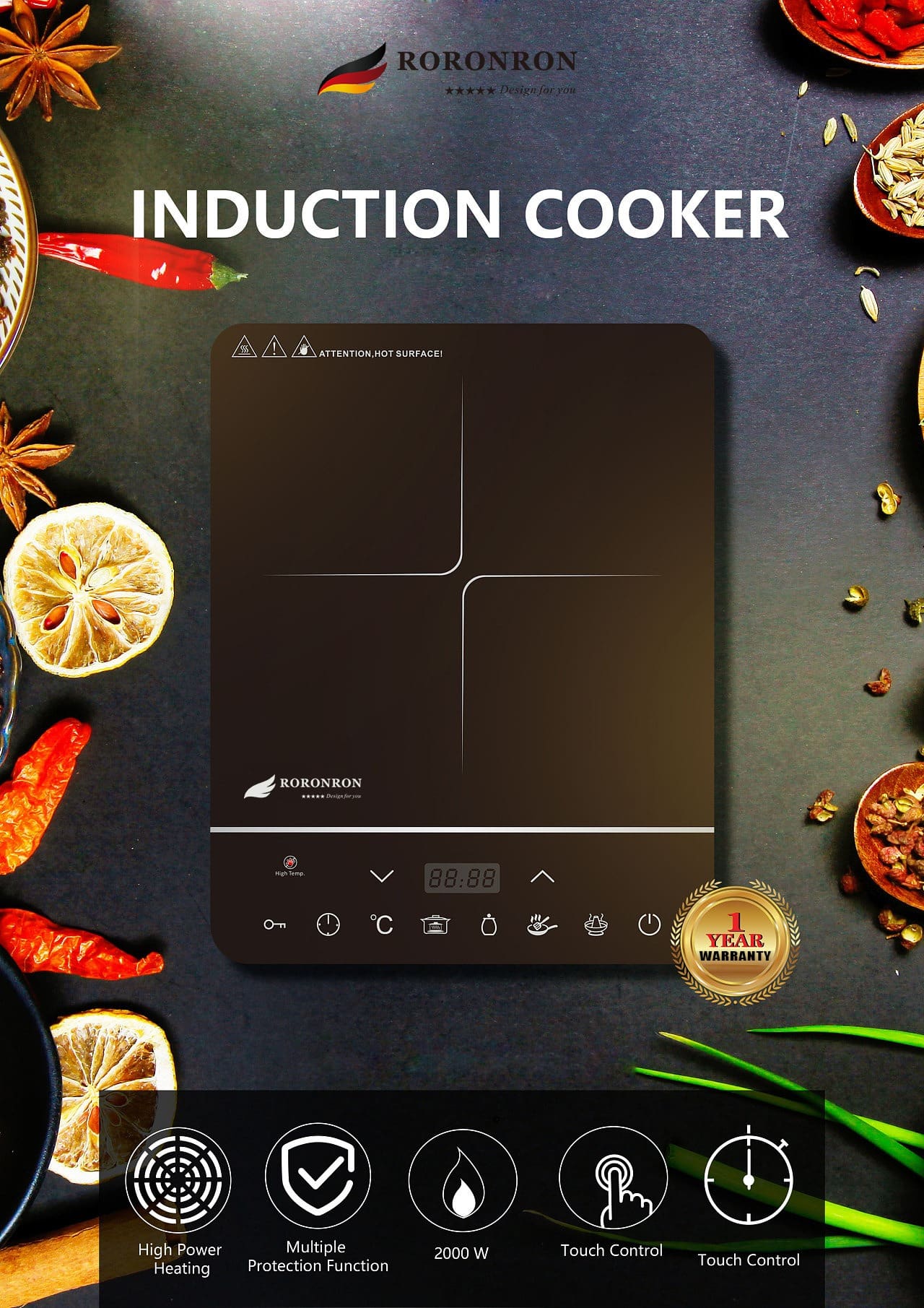 Induction cooker 6